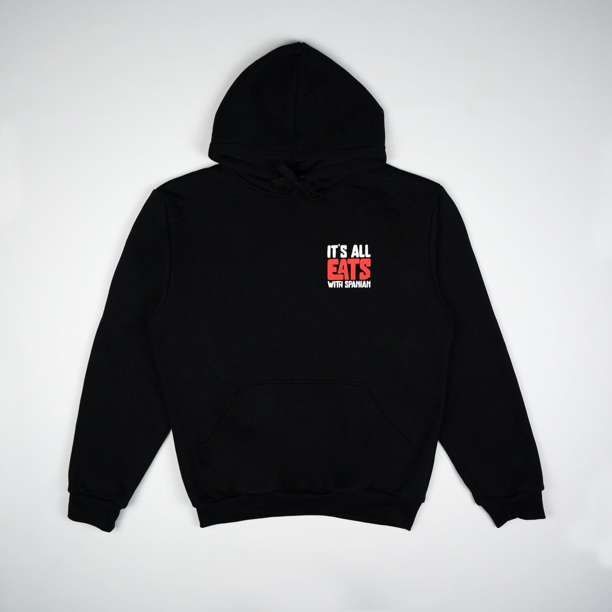 ITS ALL EATS STAPLE HOODIE | BLACK – Spanian